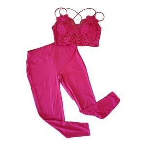 Fuchsia Leggings ONLY NWOT